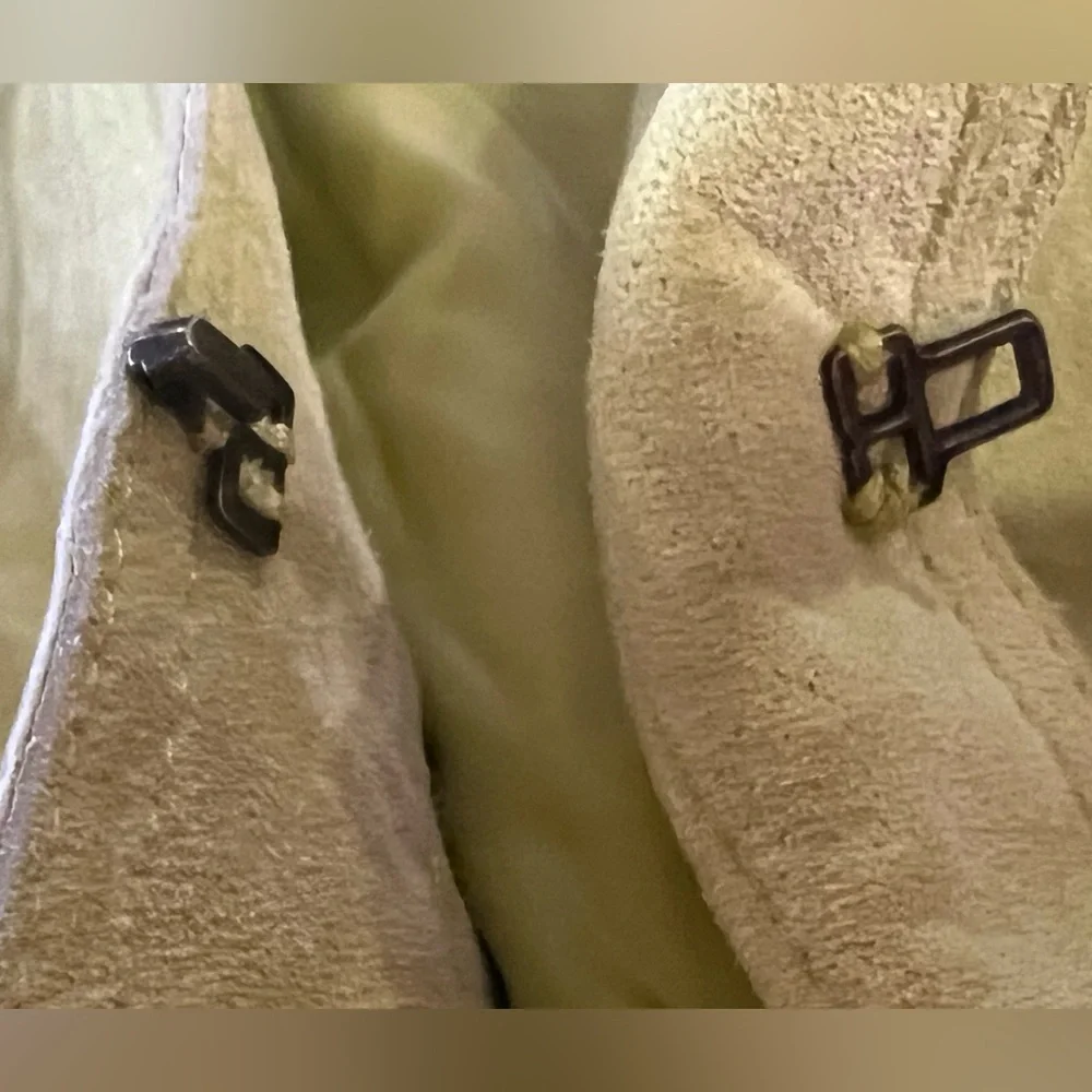 EVAN-PICONE Woman 2X Suede Jacket Lime green color - Picture 3 of 8